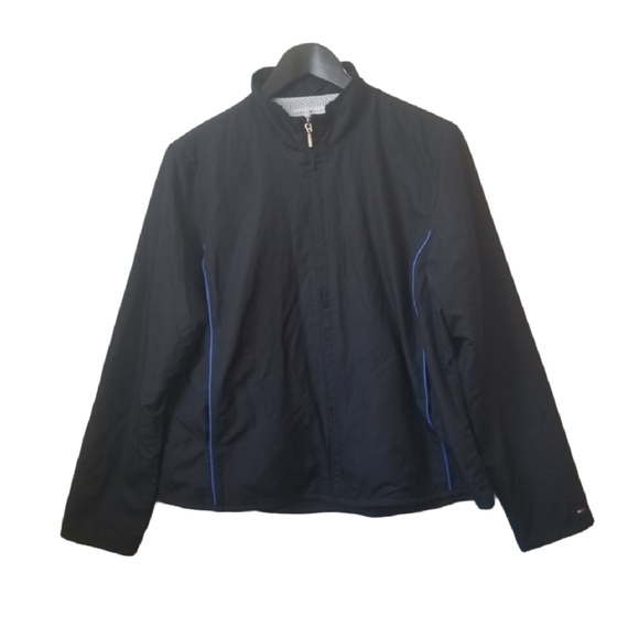 Tommy Hilfiger black golf jacket - Picture 1 of 8